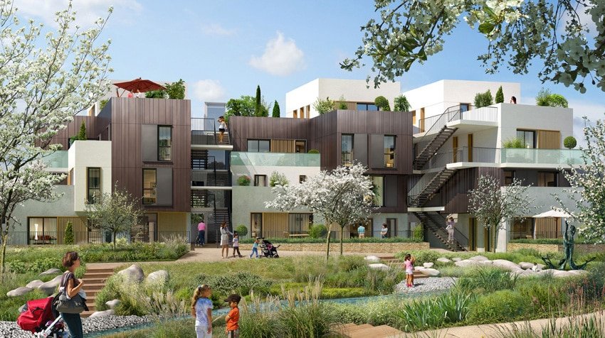 Travaux en cours à Rocquencourt : les Terrasses de l'Arboretum